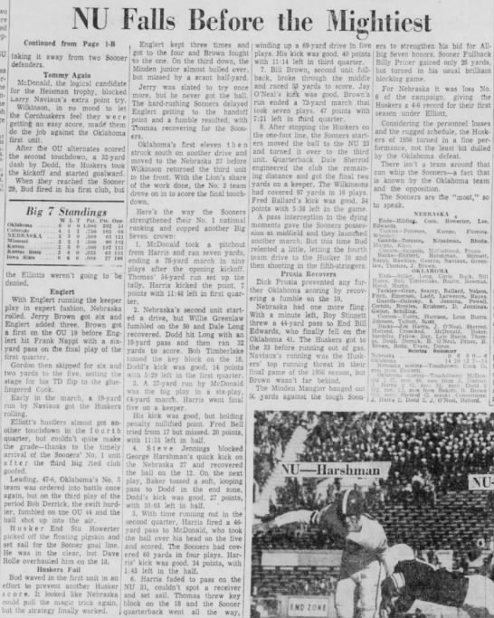 1956 Nebraska-Oklahoma football part 2 - 