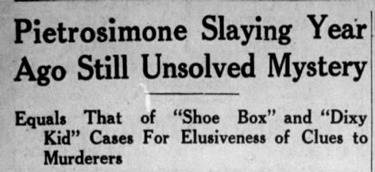 1932 case compared to Shoebox murder - 