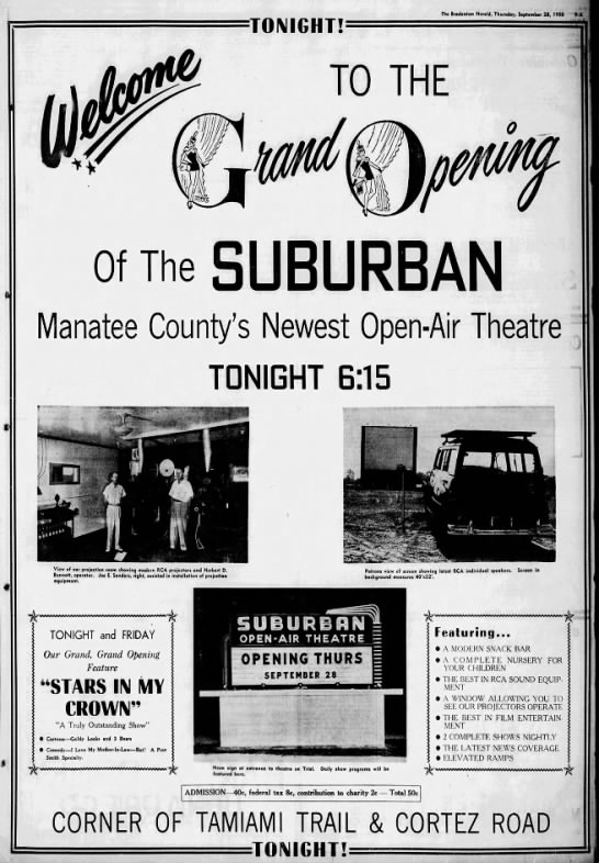 Suburban Drive-In opening - 
