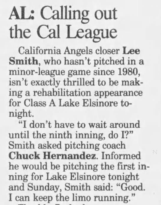 Calling out the Cal League - 
