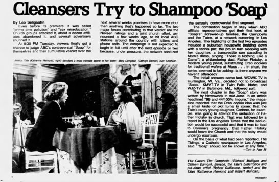 Cleansers Try to Shampoo 'Soap' - 