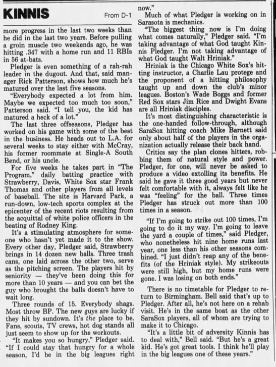 Kinnis Pledger - May 27, 1992 - Greatest21Days.com - 