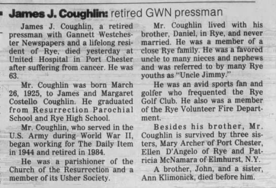 Obituary for Jau MSsLCough (Aged 63) - 