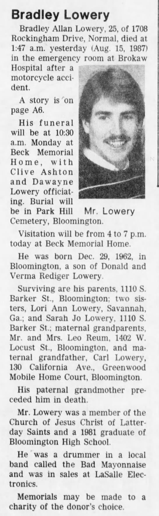 Obituary: Bradley Lowery (29 Dec 1962