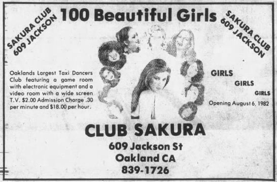Sakura Club -- 609 Jackston - 