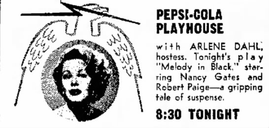 Nancy Gates, Pepsi-Cola Playhouse - 