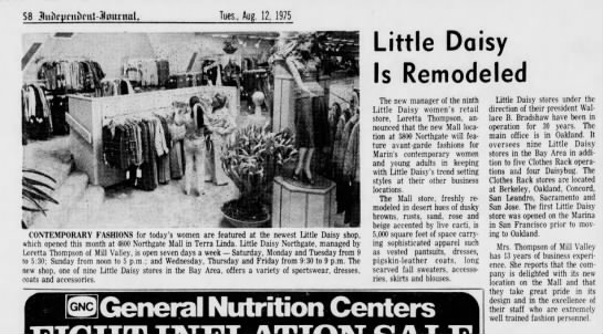 Little Daisy is Remodeled - Aug 12, 1975 - 