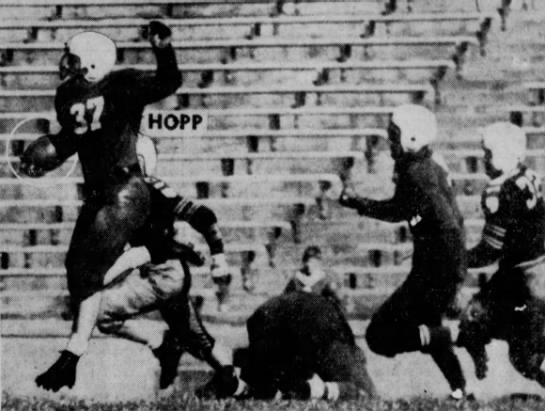 1940 Nebraska-Kansas football photo, Harry Hopp - 