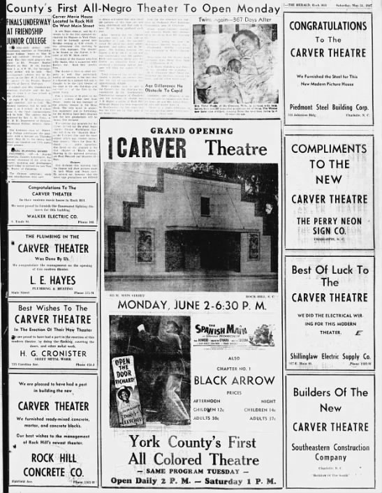 Carver theatre opening - 