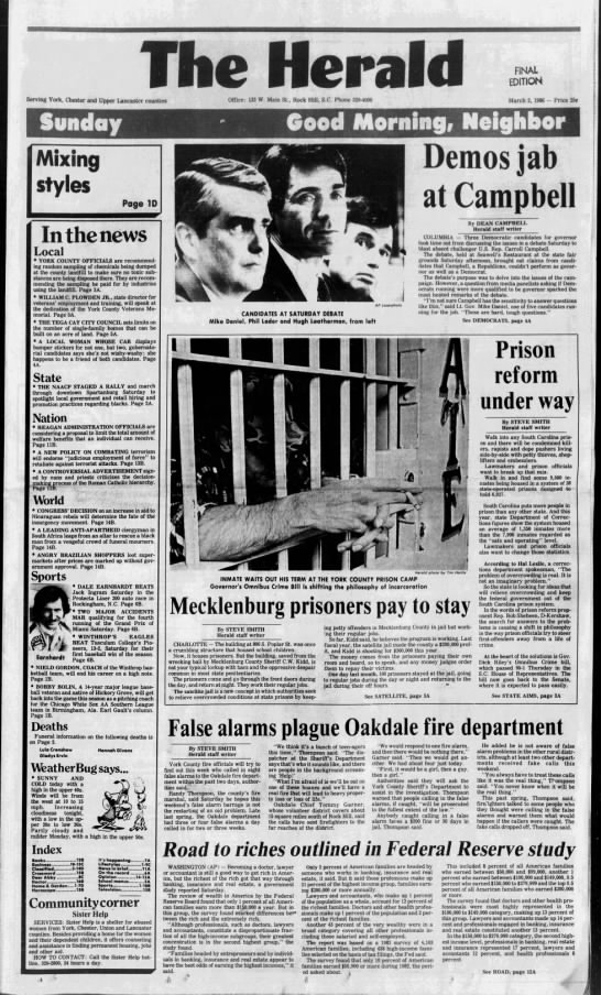 The Herald's First Sunday Edition - March 2, 1986 - 
