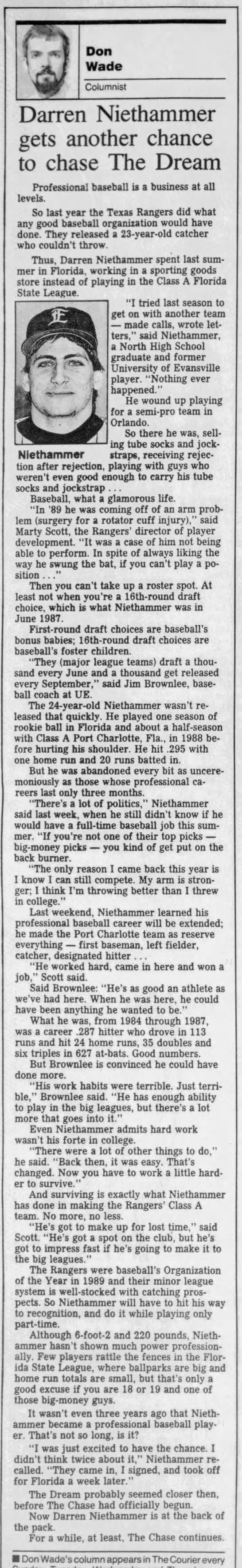 Darren Niethammer - April 3, 1990 - Greatest21Days.com - 