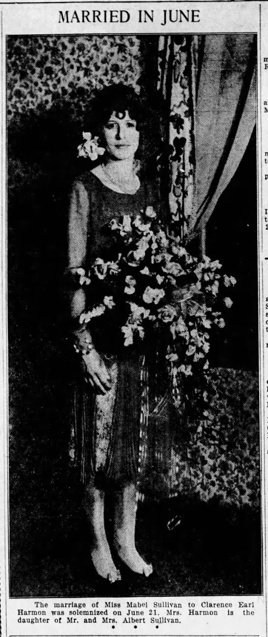 Sullivan - Harmon wedding, June 1928 - 