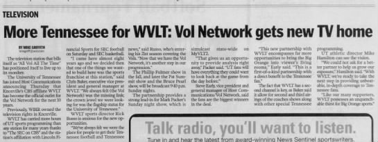 More Tennessee for WVLT: Vol Network gets new TV home - 