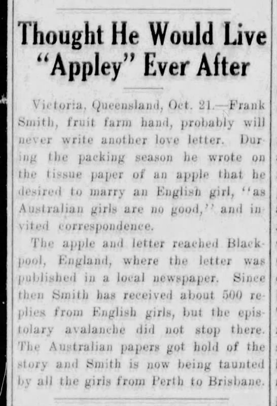 "Appley ever after" (1912). - 
