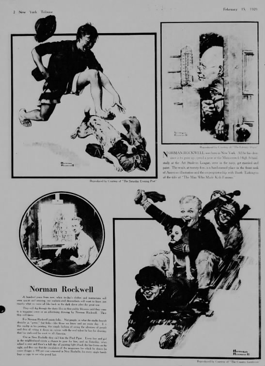 Spotlight on Norman Rockwell at age 25, called "The Man Who Made Kids Famous" - 