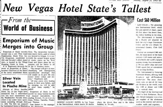 New Vegas Hotel State's Tallest - 