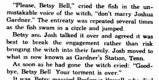 Betsy Bell and Joshua Gardner - 