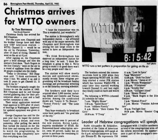 Christmas arrives for WTTO owners - 