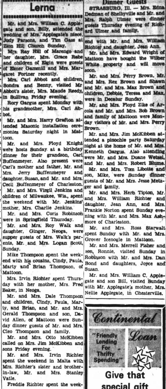 Extensamente definido utilizar Journal Gazette (Mattoon, IL) Wed 20 Dec 1961 - Newspapers.com