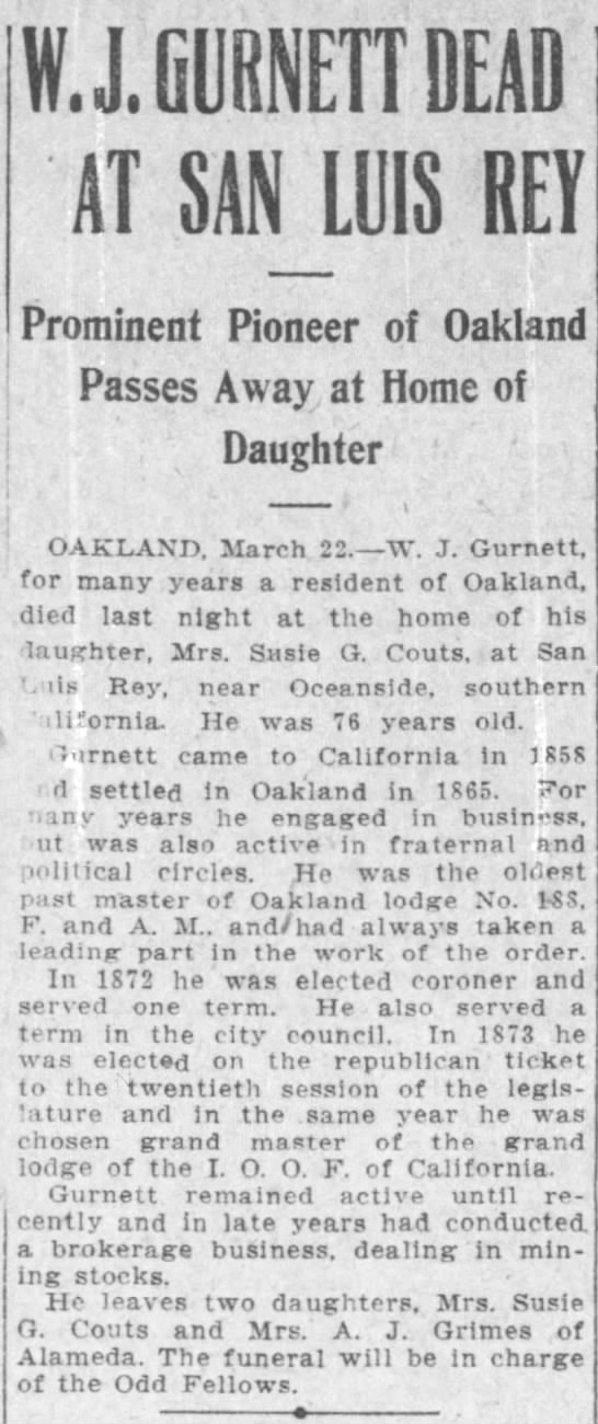 William J. Gurnett obituary - 
