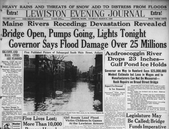 The March 21, 1936 Lewiston Evening Journal - 