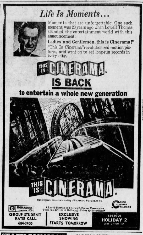 Cinerama return - 