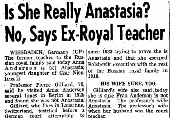 Not Really Anastasia - 