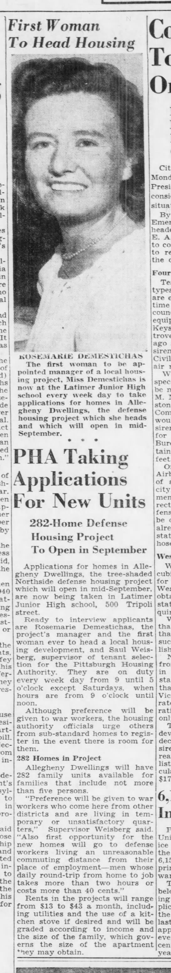 PHA Taking Applications For New Units - 