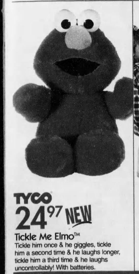 Tickle Me Elmo ad, 1996 - 