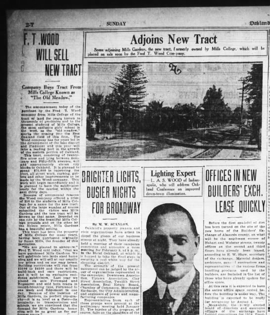 Mills Gardens - formally owned by Mills College - Feb 03, 1924 - 