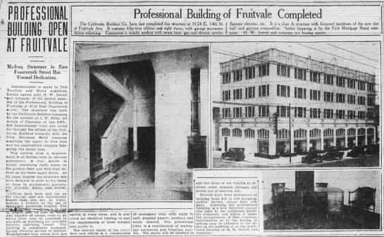 Fruitvale Professional Building opens - 