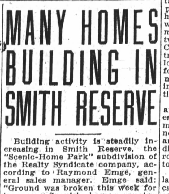 Many Homes in Smith Reserve - 
