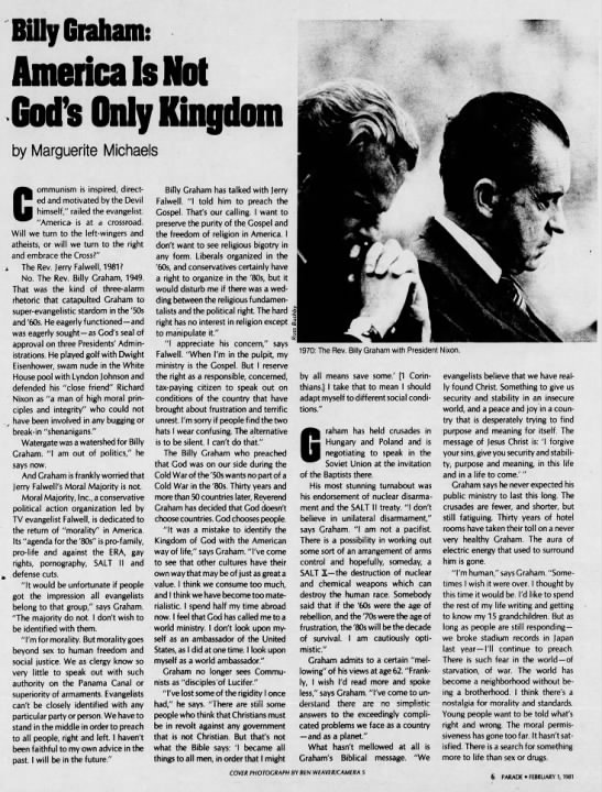 Billy Graham: America Is Not God's Only Kingdom p1 - 