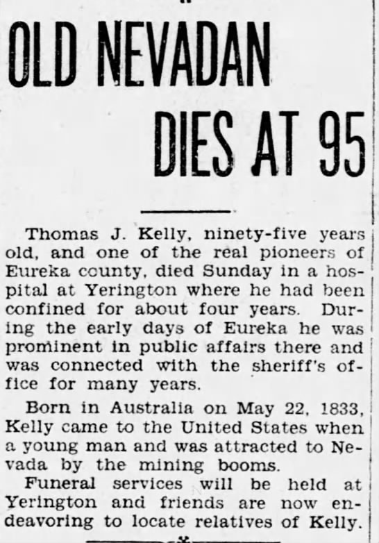 Thomas J. Kelly Obituary