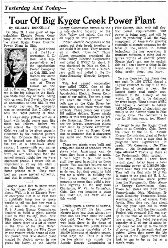 Beckley Post-Herald, Beckley, West Virginia 01 June 1956, page 4 - 