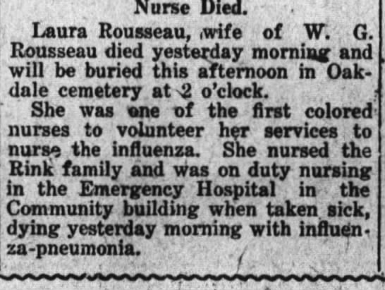 Obituary for Laura Rousseau - 