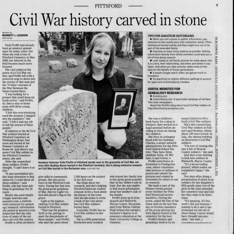 Article on about cemeteries.