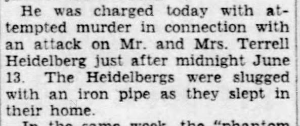 Heidelbergs attacked by the Phantom Barber