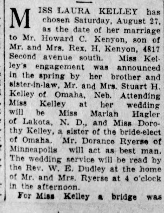 Marriage of KELLEY / Kenyon