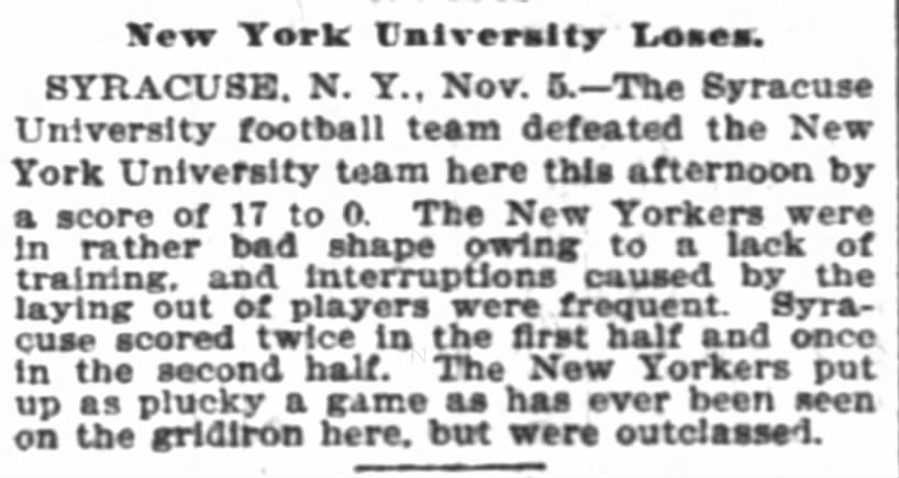 New York University loses