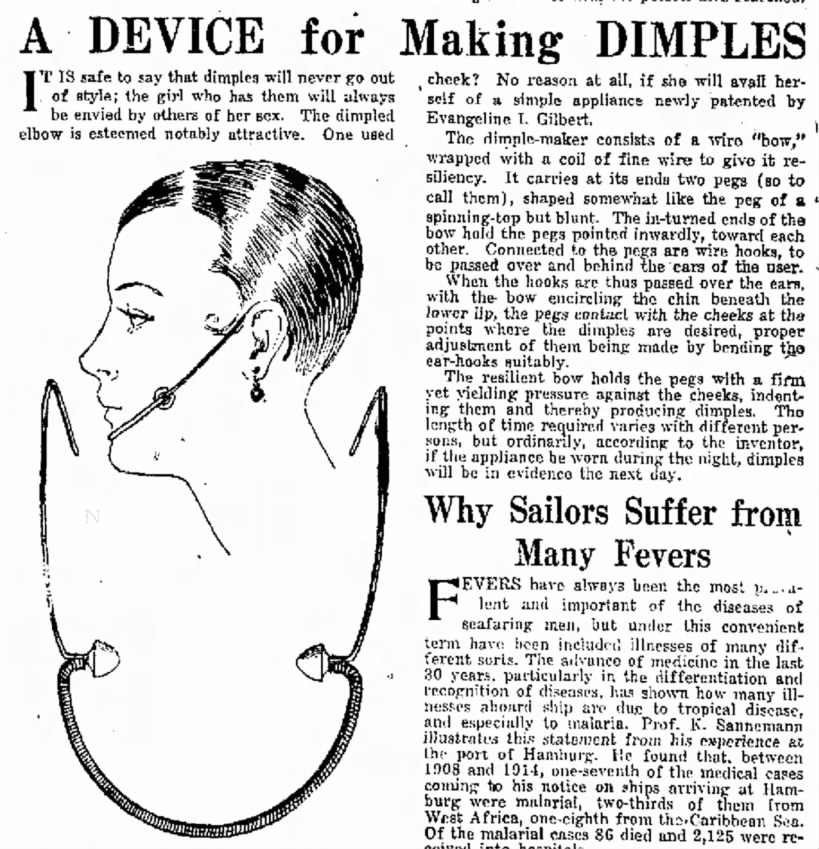 Dimple-making device