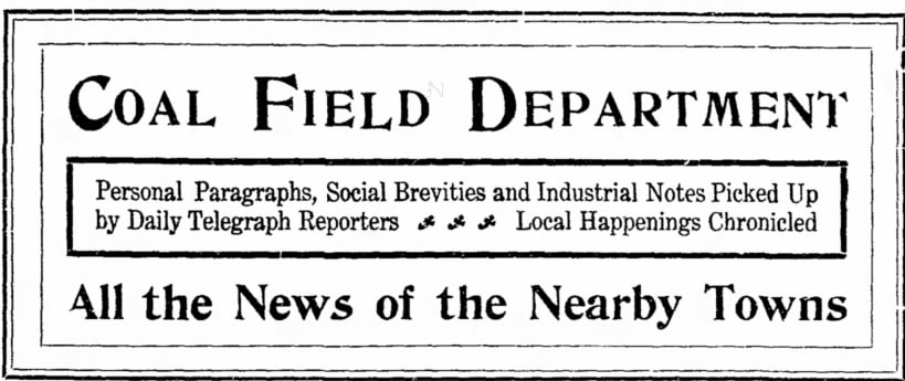 Social news column content "picked up by Daily Telegraph Reporters," 1905