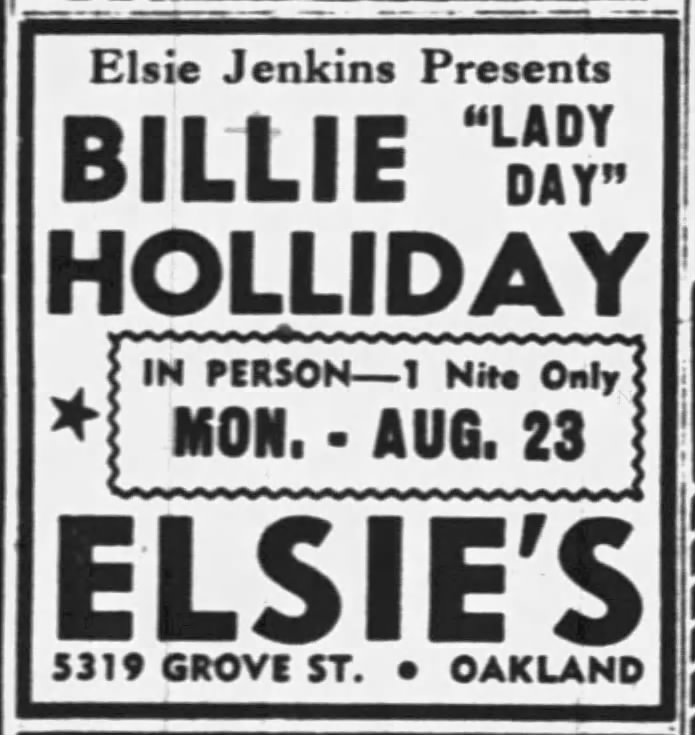 Elsie Jenkins -- Elsie's, 5319 Grove (MLK)