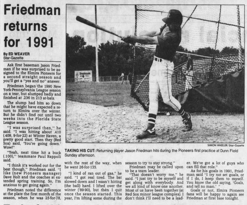 Jason Friedman - June 17, 1991 - Greatest21Days.com