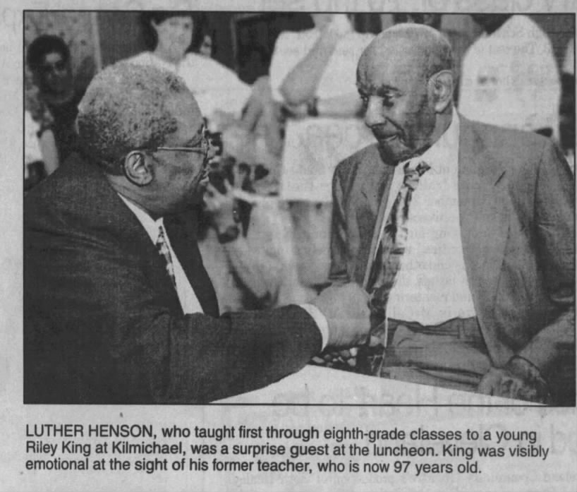 B.B. King & Luther Henson @ lunch 5 Jun 1997