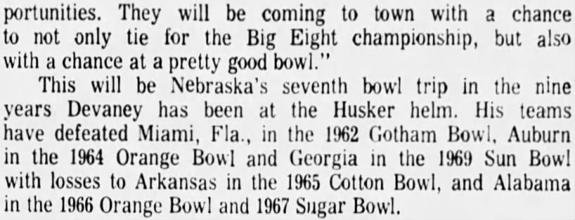 1971.11.15 Nebraska to Orange Bowl, LS5