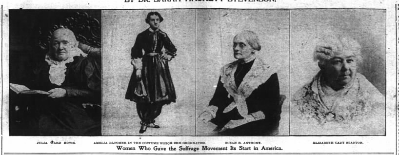 Prominent early suffragists