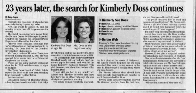 2005 IA Kimberly Sue Doss
