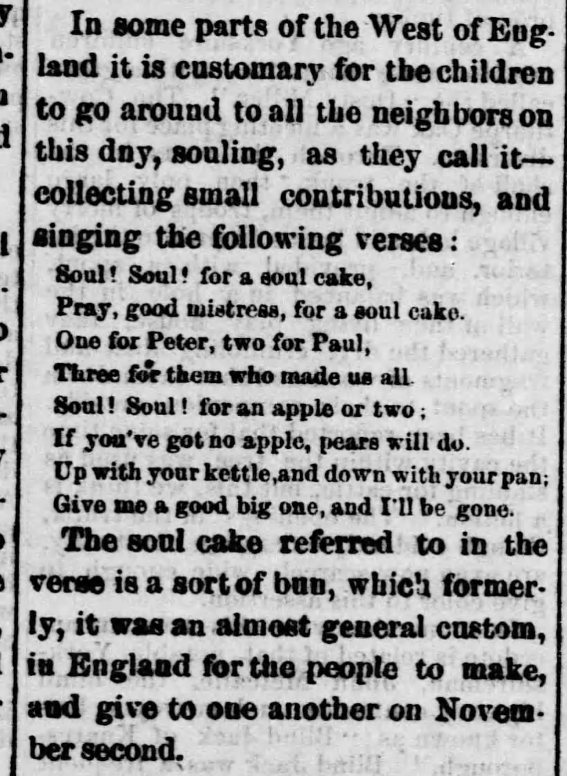 "Soul! Soul! for an apple or two" (1880).