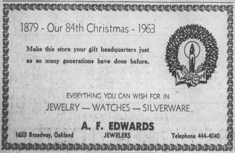 A.F. Edwards jewelers -- 1633 Broadway
